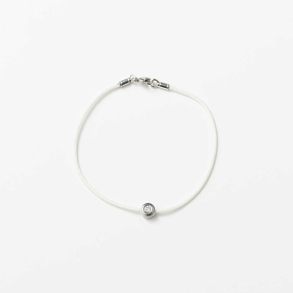 Hope Bracelet Silver - White