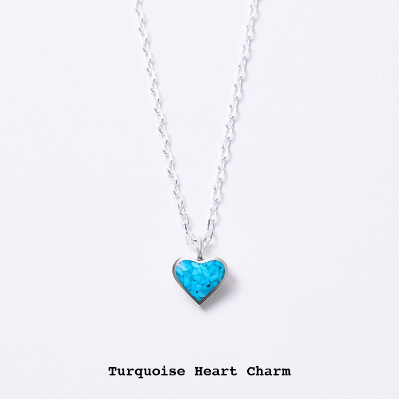 PRESENT #4<br>Turquoise Heart Charm